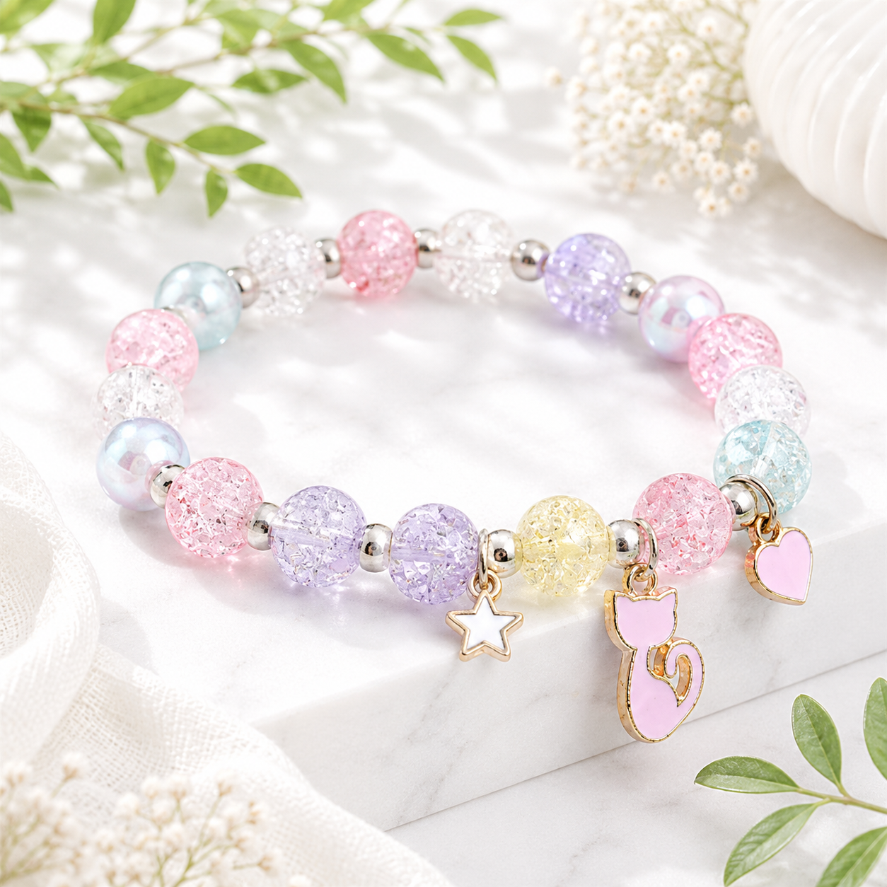 Pastel Treats Charm Bracelet - 11 variants - Hello Baabs