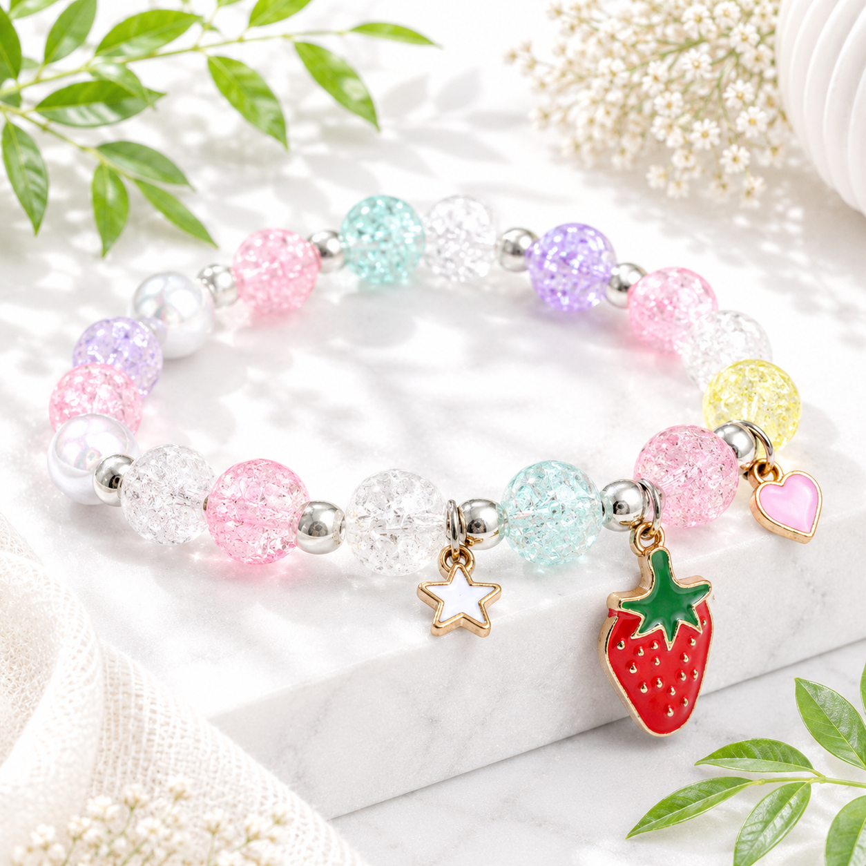 Pastel Treats Charm Bracelet - 11 variants - Hello Baabs