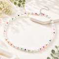 Pearl Beat Rainbow Necklace - Hello Baabs