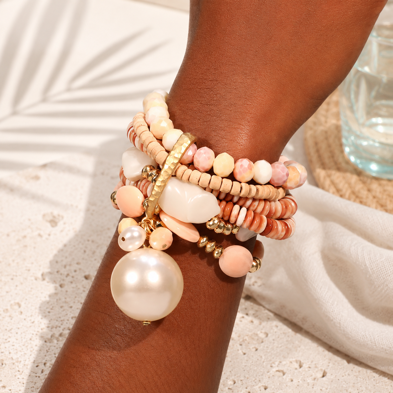 Pearl Parade Bracelet Stack - Hello Baabs