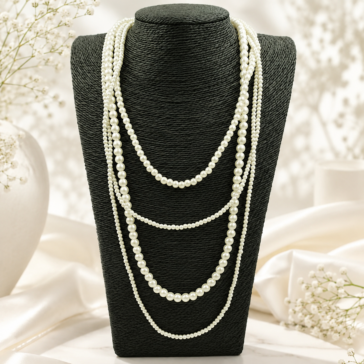 Pearl Reverence Layers Necklace - Hello Baabs
