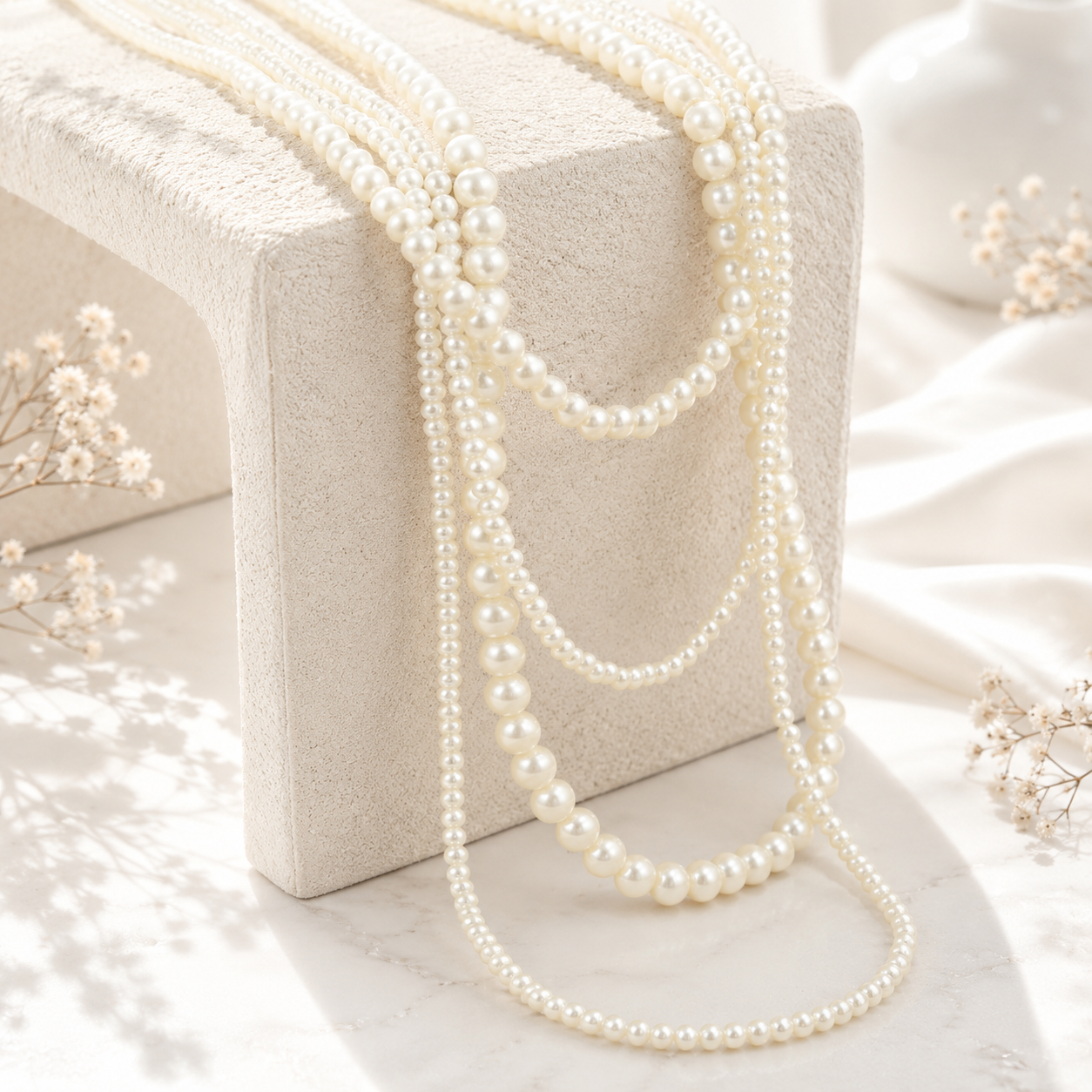 Pearl Reverence Layers Necklace - Hello Baabs