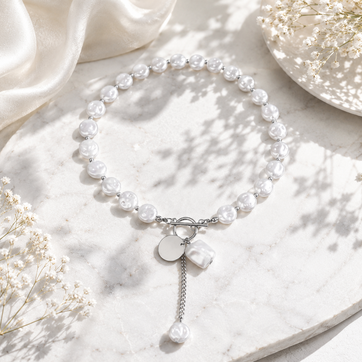 Pearl Story Necklace - 2 variants - Hello Baabs