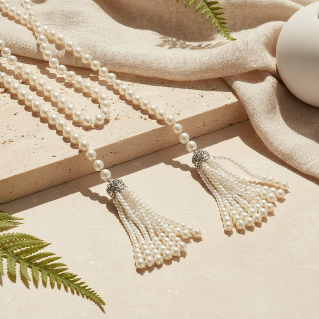 Pearl in Motion Necklace - Hello Baabs