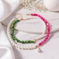 Pearls & Paradise 2pc Necklace Set - Hello Baabs LLC 