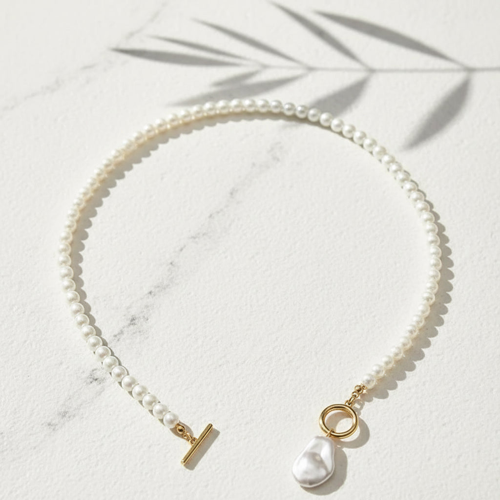 Pearls with Purpose Necklace and Bracelet Set - Hello Baabs