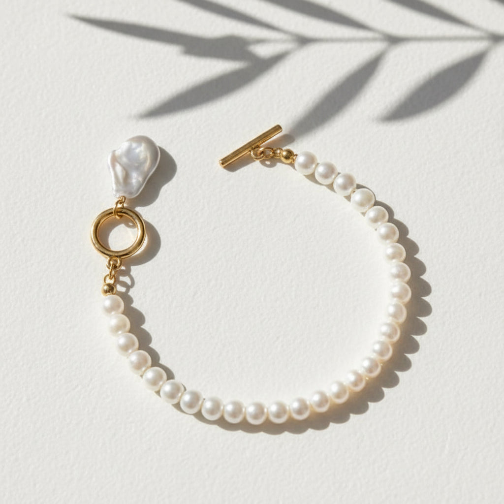 Pearls with Purpose Necklace and Bracelet Set - Hello Baabs