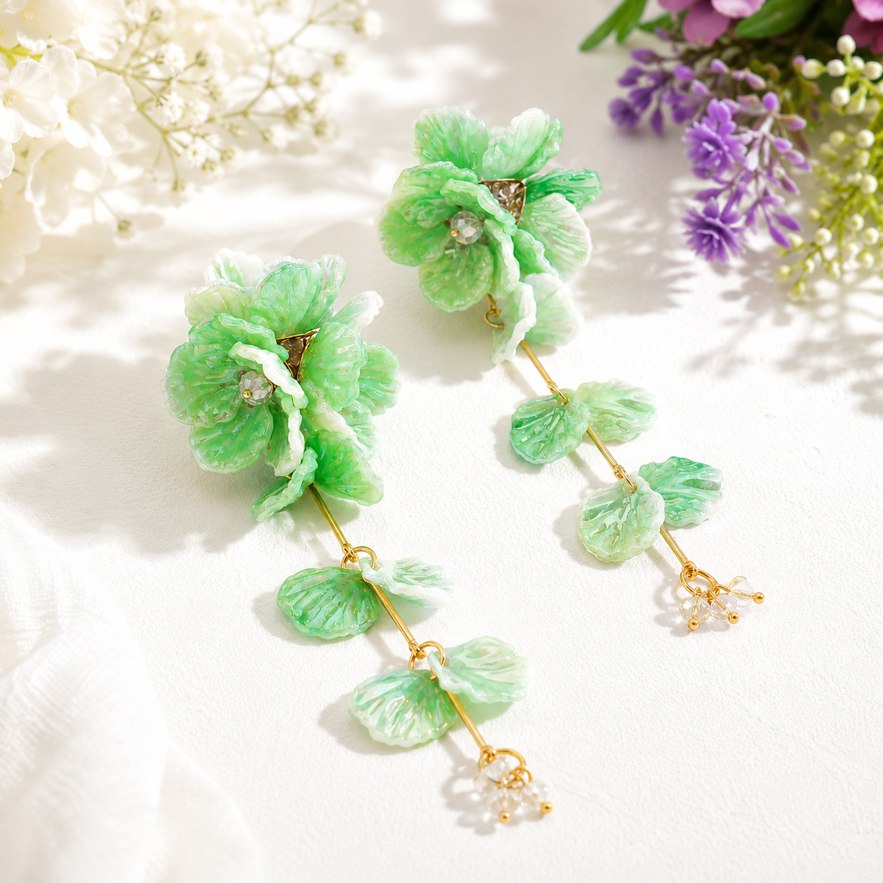 Petal Breeze Earrings - 8 colors - Hello Baabs