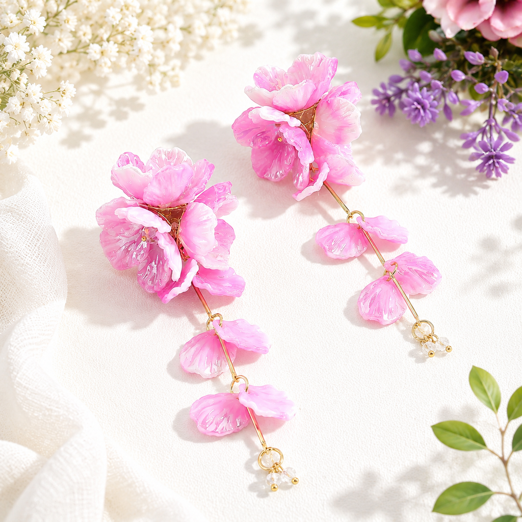 Petal Breeze Earrings - 8 colors - Hello Baabs