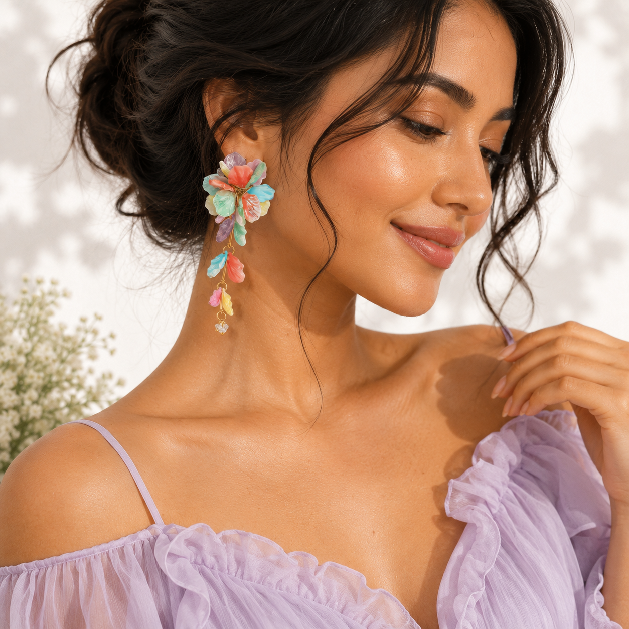 Petal Breeze Earrings - 8 colors - Hello Baabs