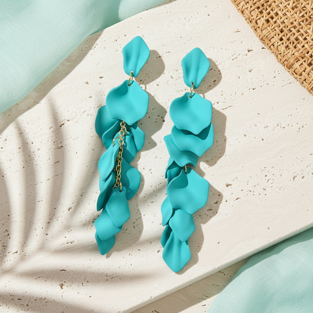 Petal Parade Earrings - 6 color variants - Hello Baabs