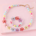 Petal Princess Necklace & Bracelet Set - Hello Baabs LLC 