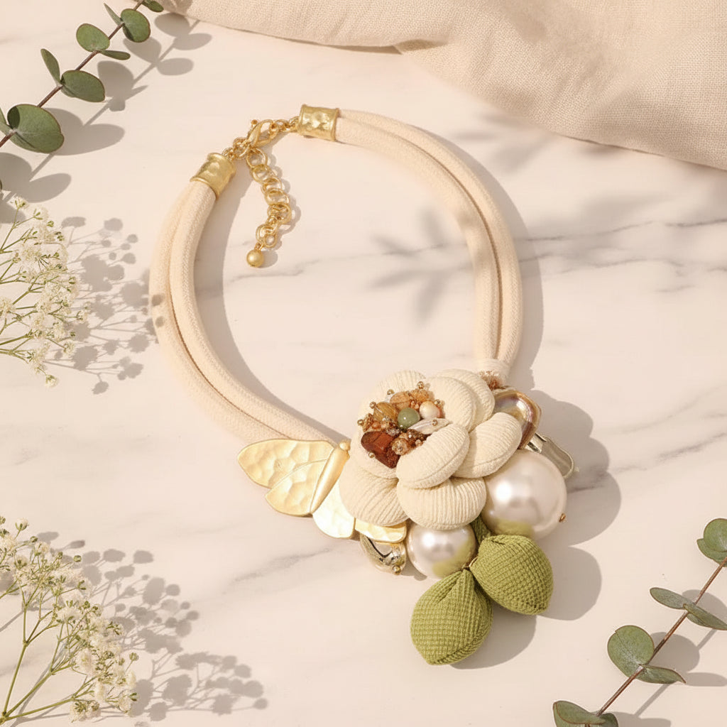 Petal Wings Boho Charm Necklace - Hello Baabs