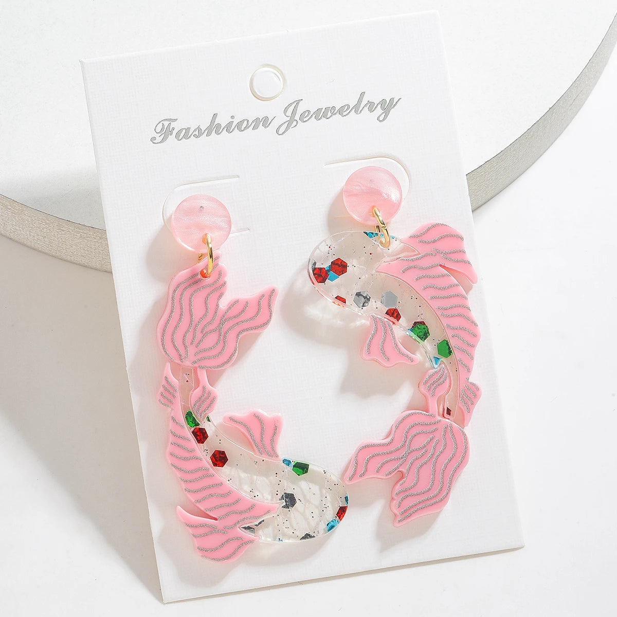 Pink Current Earrings - hello baabs 