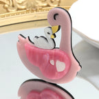 Pink Plume Brooch - Hello Baabs LLC 
