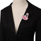 Pink Plume Brooch - Hello Baabs LLC 