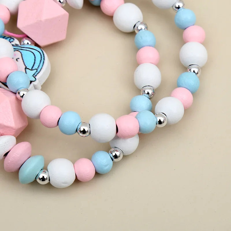 Playful Patterned Friends Necklace & Bracelet Set - 16 variants - Hello Baabs LLC 