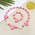 Playful Patterned Friends Necklace & Bracelet Set - 16 variants - Hello Baabs LLC 