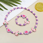 Playful Patterned Friends Necklace & Bracelet Set - 16 variants - Hello Baabs LLC 