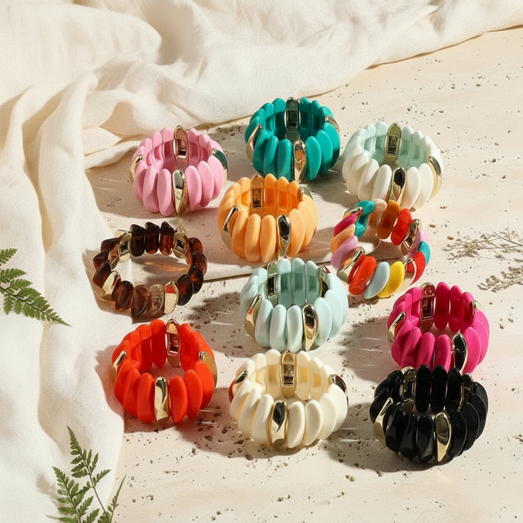 Polished Pop Bracelet - 11 colors - Hello Baabs
