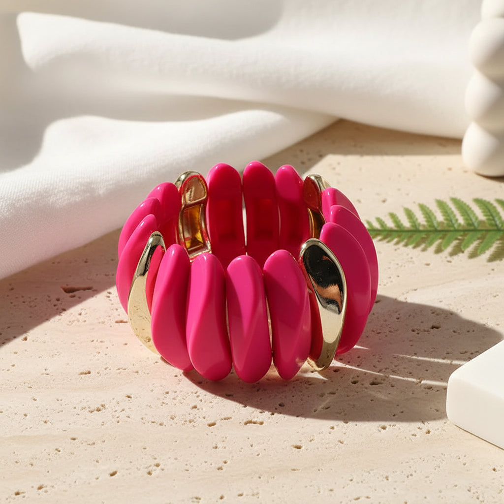 Polished Pop Bracelet - 11 colors - Hello Baabs