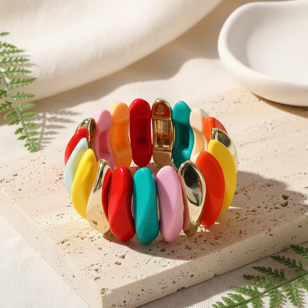 Polished Pop Bracelet - 11 colors - Hello Baabs