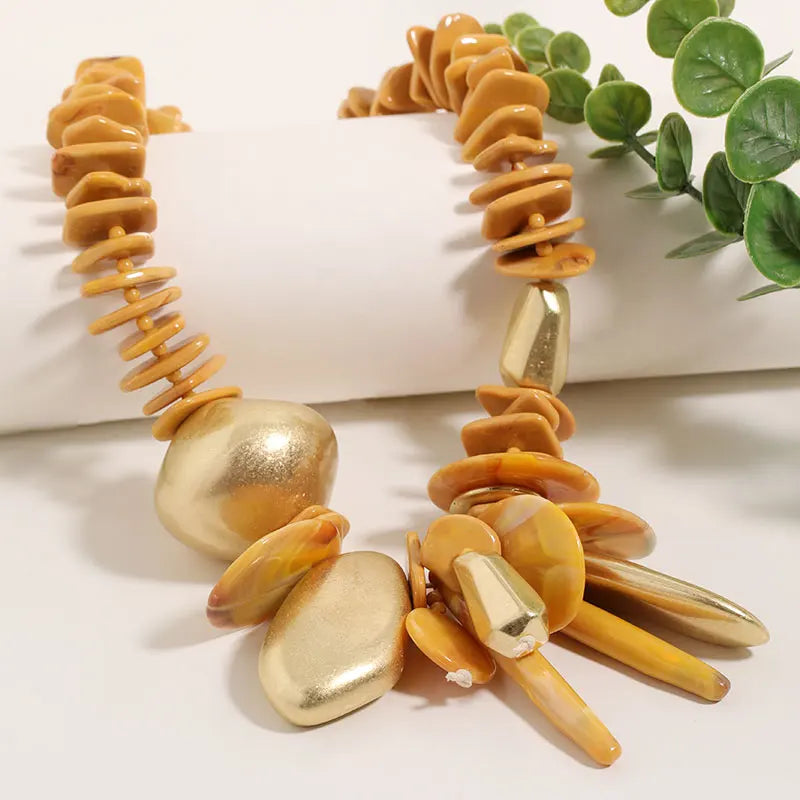 Polychrome Statement Necklace - 3 colors - Hello Baabs
