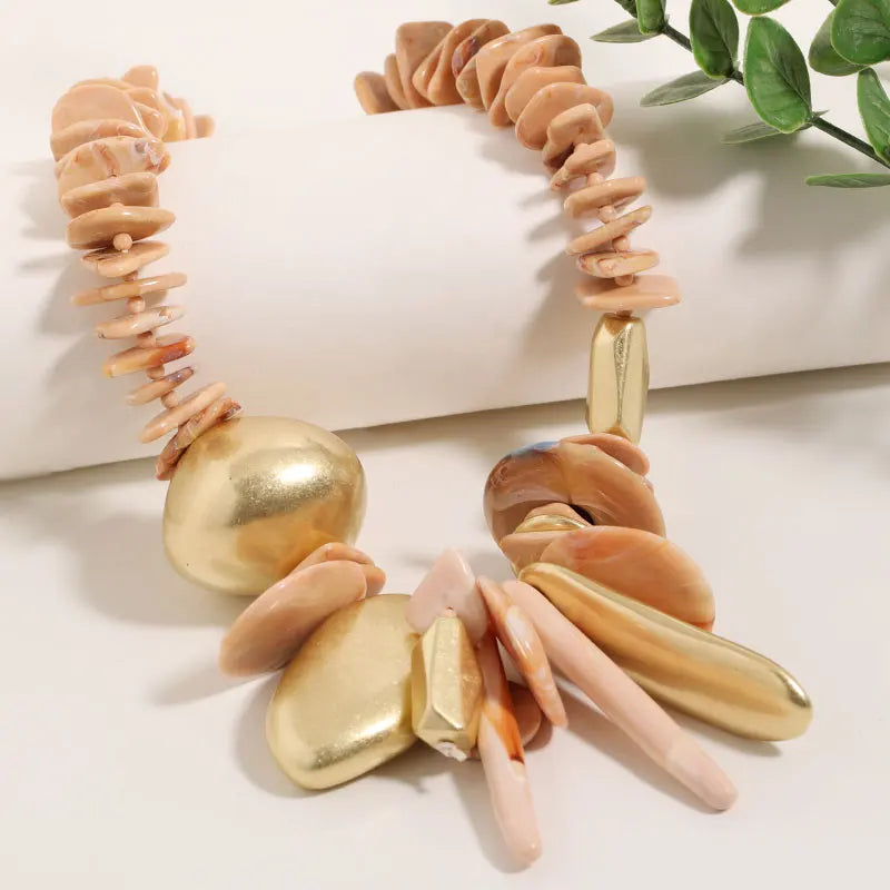 Polychrome Statement Necklace - 3 colors - Hello Baabs