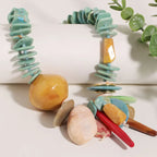 Polychrome Statement Necklace - 3 colors - Hello Baabs LLC 