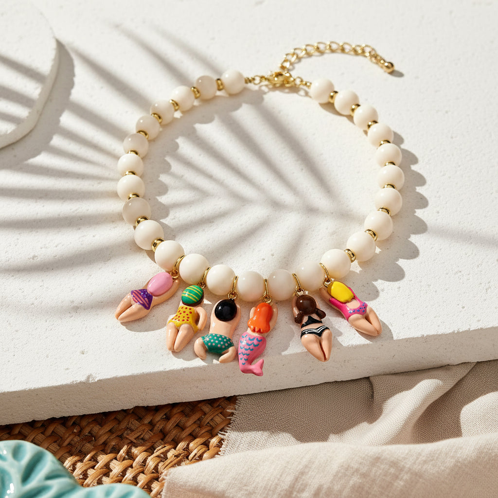 Poolside Pals Necklace - Hello Baabs
