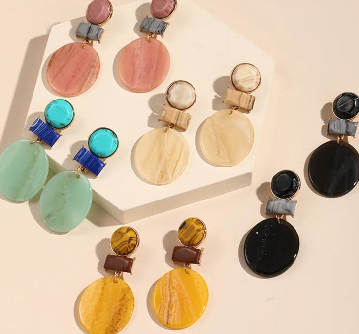 Pop Drop Earrings - 5 colors - hello baabs 