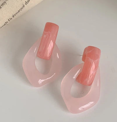 Prism Loop Earrings - 7 color variants - hello baabs 