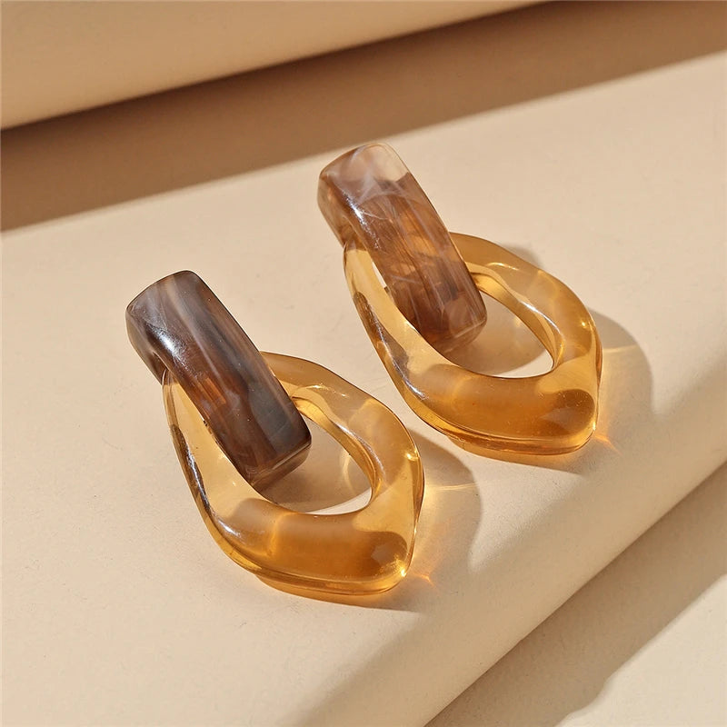 Prism Loop Earrings - 7 color variants - hello baabs 