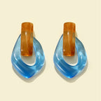 Prism Loop Earrings - 7 color variants - hello baabs 