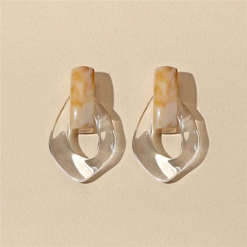 Prism Loop Earrings - 7 color variants - hello baabs 