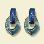 Prism Loop Earrings - 7 color variants - hello baabs 
