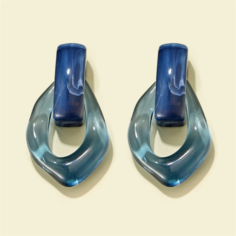 Prism Loop Earrings - 7 color variants - hello baabs 