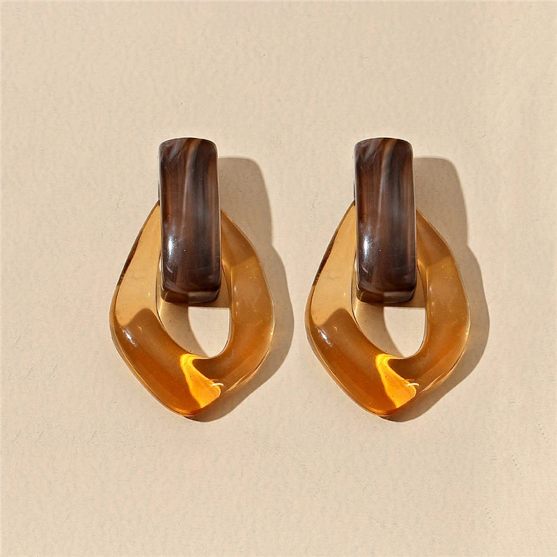 Prism Loop Earrings - 7 color variants - hello baabs 