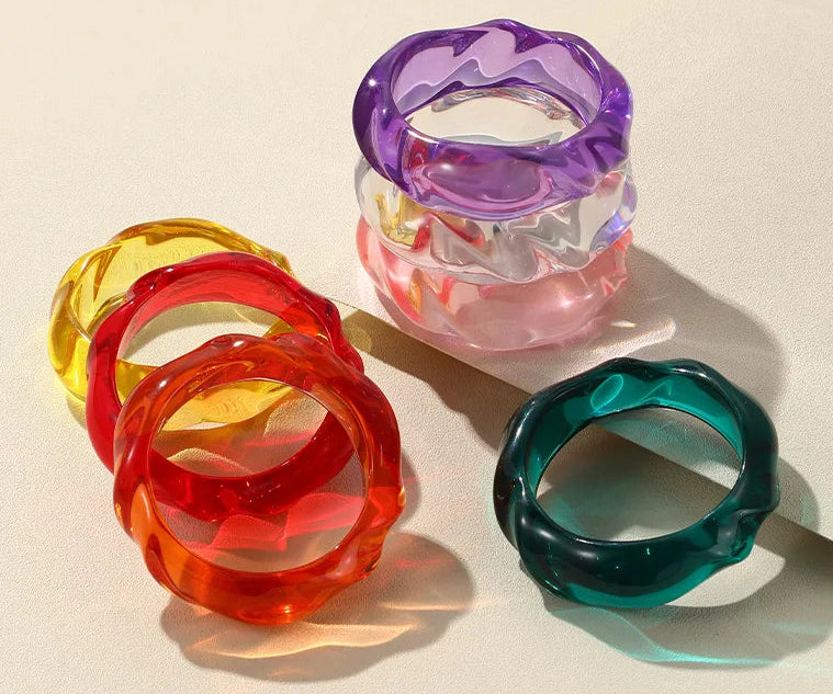 Prism Pulse Bangle (2.67" diameter) - 7 colors - hello baabs 