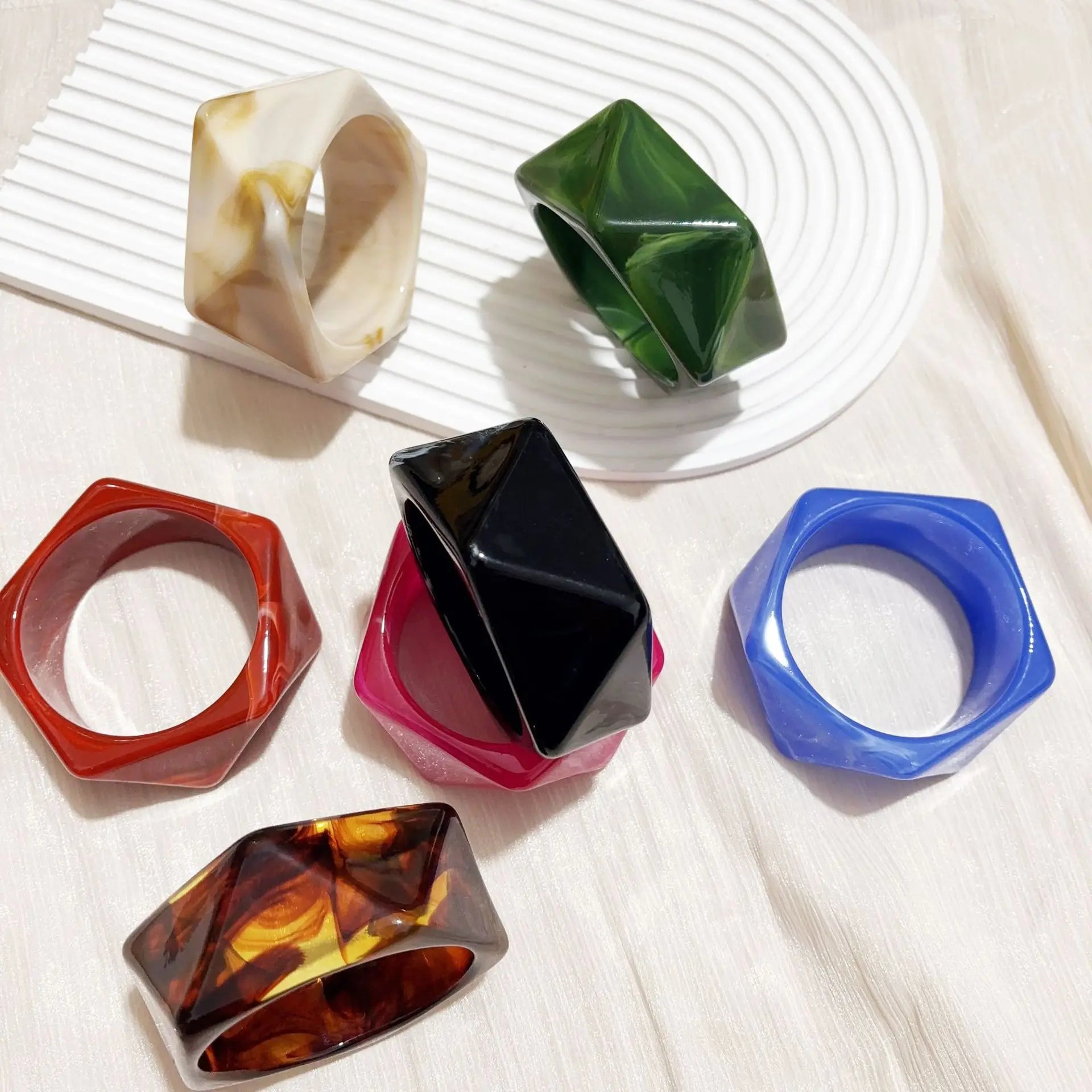 Prism Riot Bangle (2.60" diameter) - 7 colors - Hello Baabs LLC 