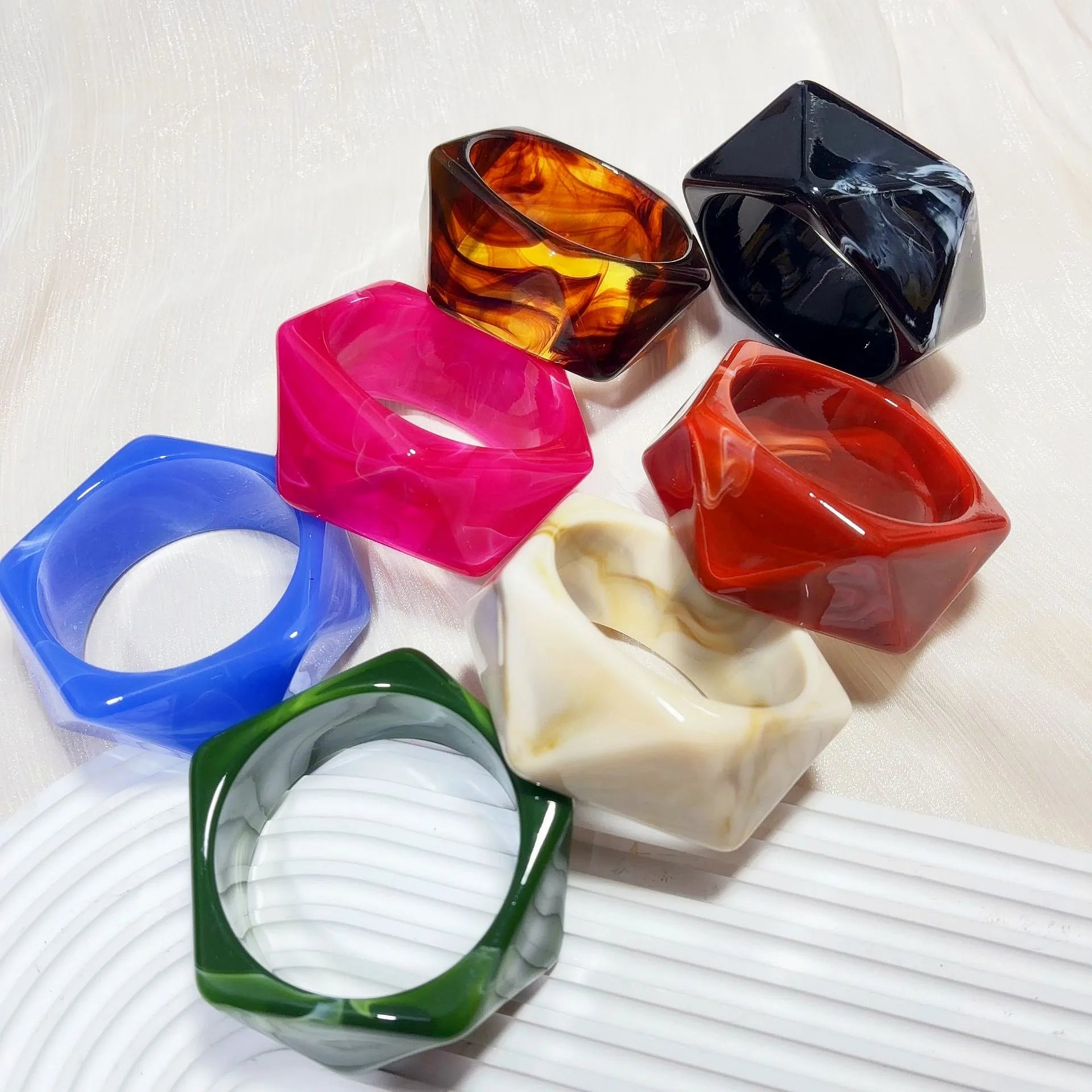 Prism Riot Bangle (2.60" diameter) - 7 colors - Hello Baabs LLC 