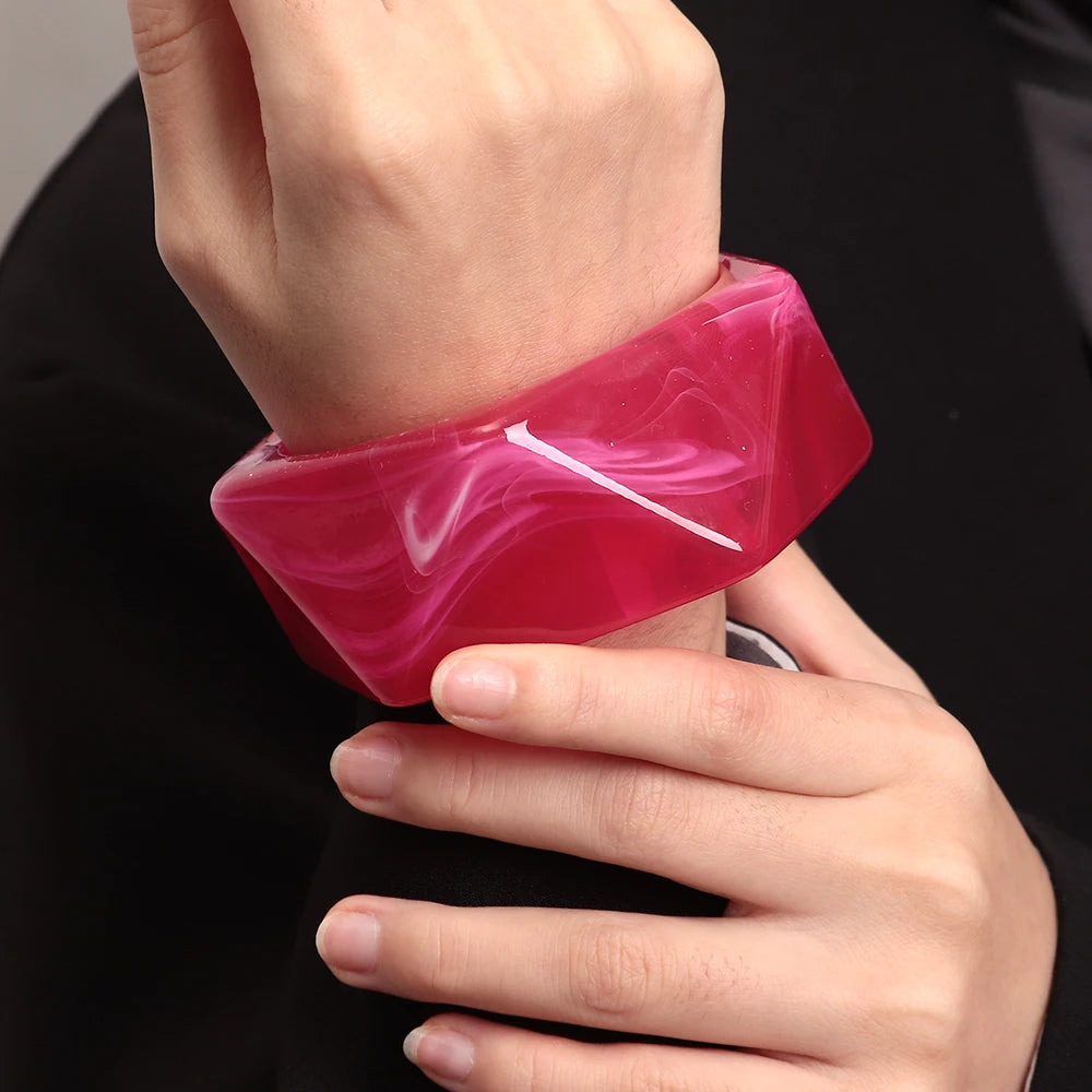 Prism Riot Bangle (2.60" diameter) - 7 colors - Hello Baabs LLC 