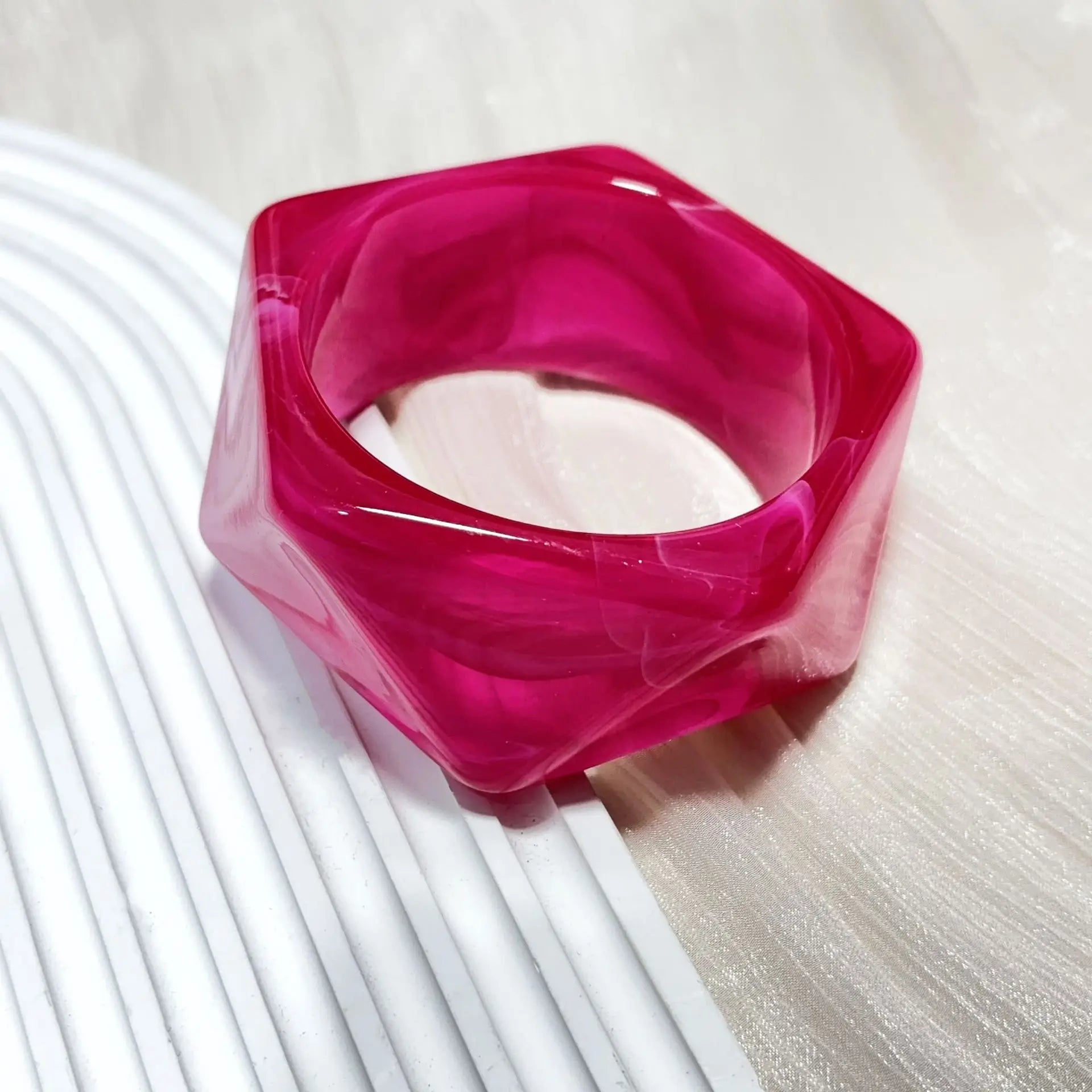 Prism Riot Bangle (2.60" diameter) - 7 colors - Hello Baabs LLC 