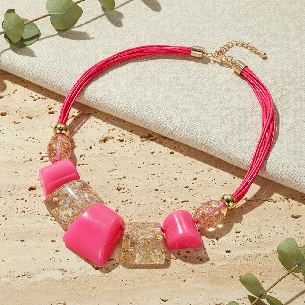 Punchline Rope Necklace - 8 colors - Hello Baabs