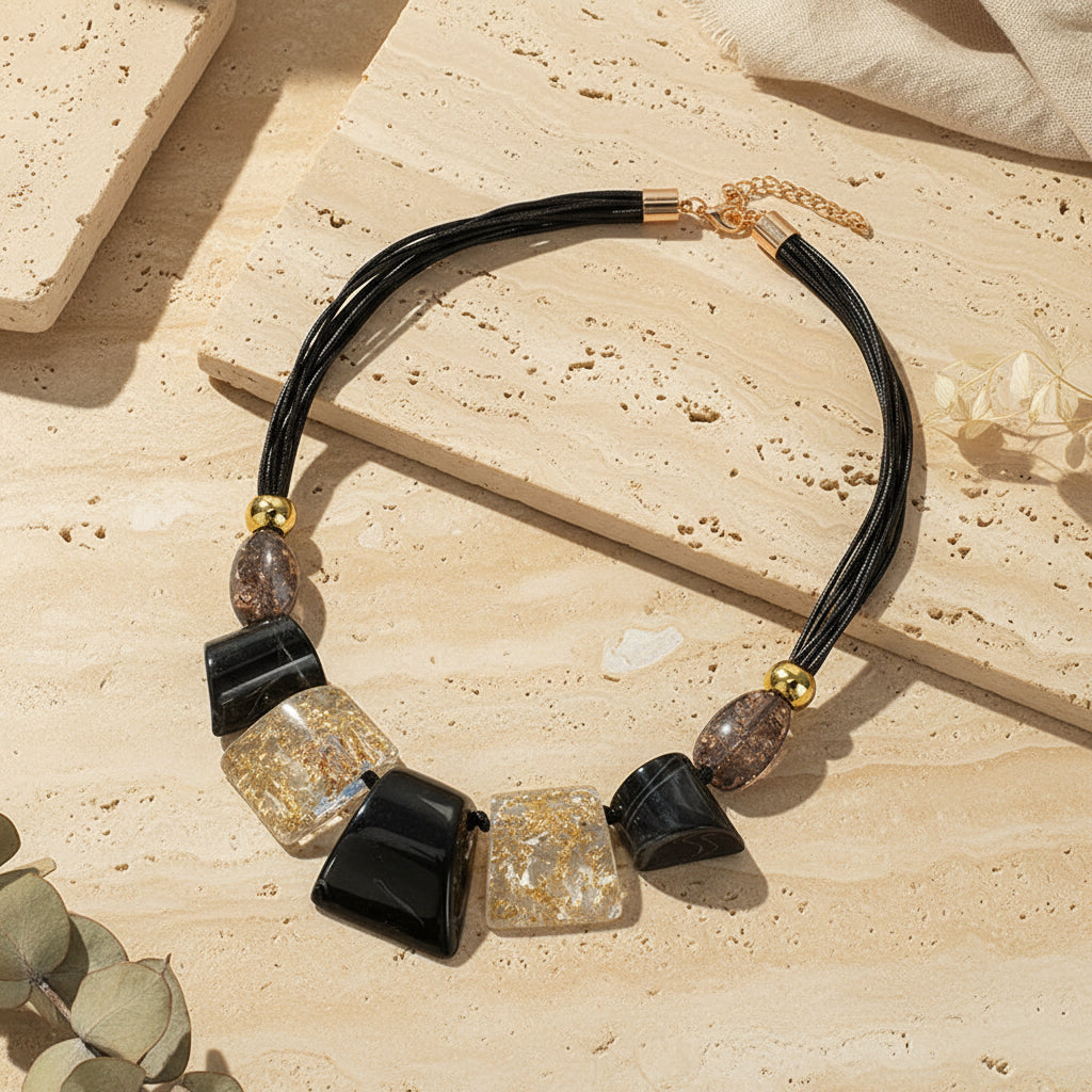 Punchline Rope Necklace - 8 colors - Hello Baabs