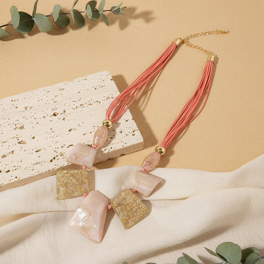 Punchline Rope Necklace - 8 colors - Hello Baabs