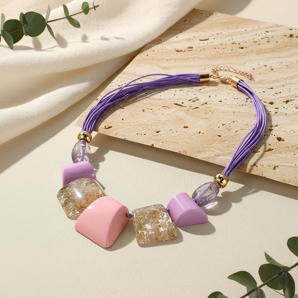 Punchline Rope Necklace - 8 colors - Hello Baabs