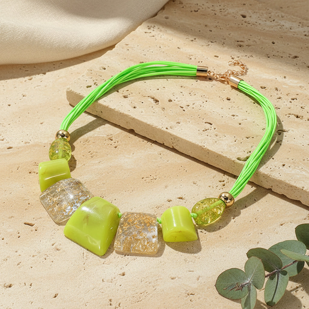 Punchline Rope Necklace - 8 colors - Hello Baabs