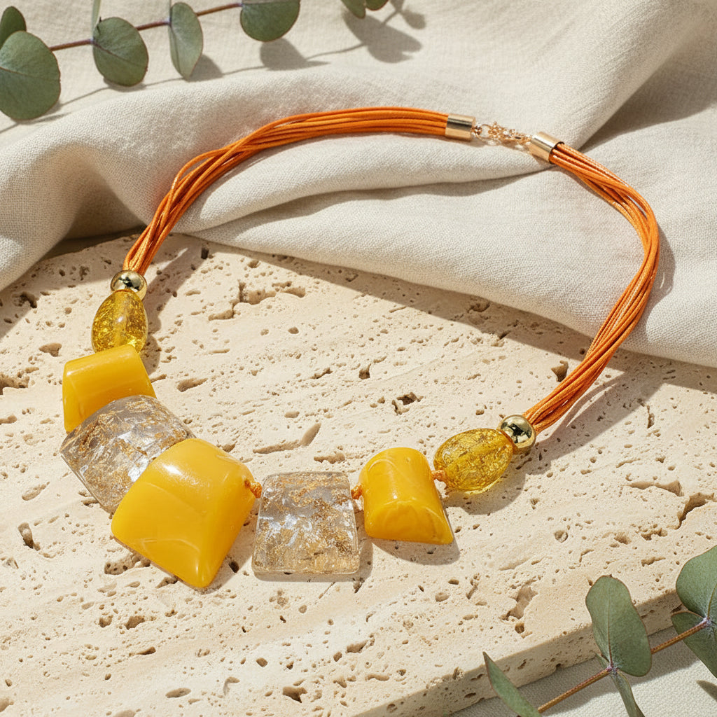 Punchline Rope Necklace - 8 colors - Hello Baabs