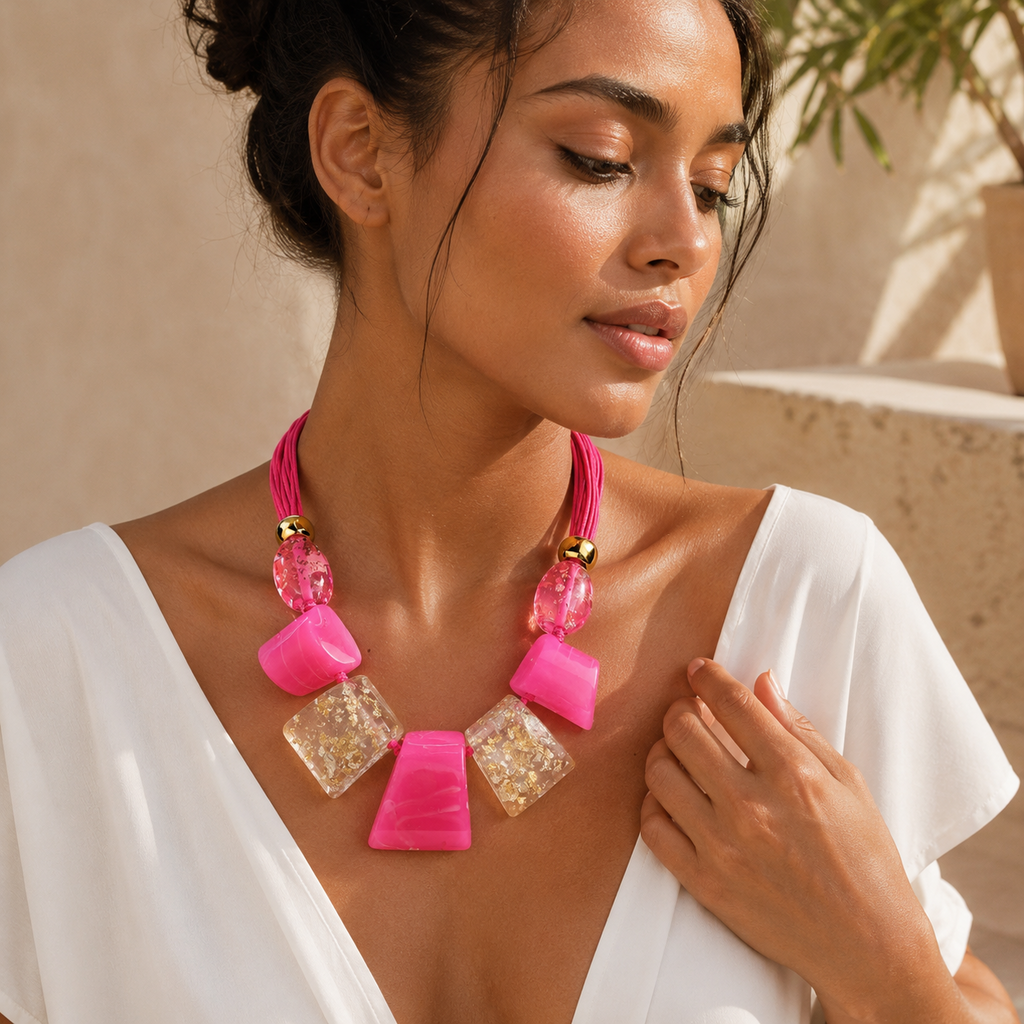 Punchline Rope Necklace - 8 colors - Hello Baabs